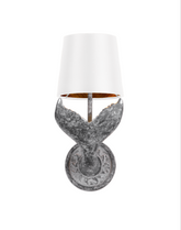 Fluke Wall Light Black/Silver With Bespoke Shade